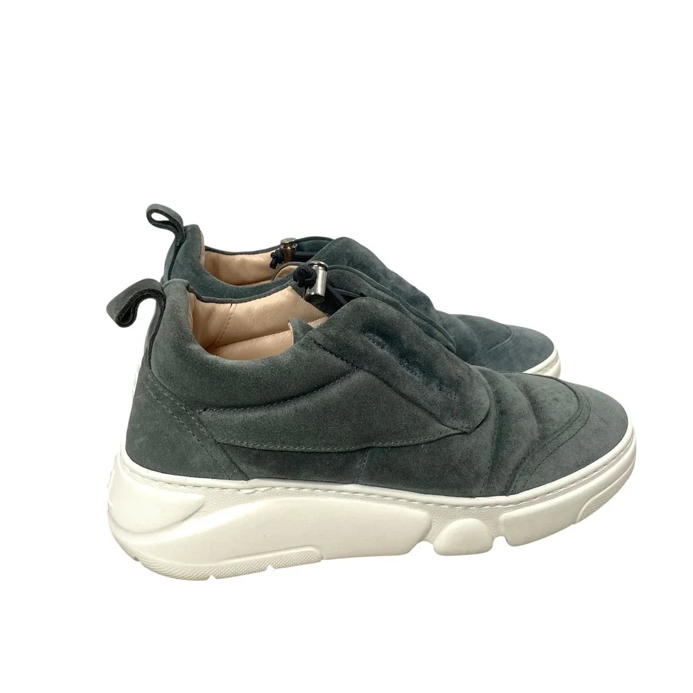 AGL Venus Suede Sneakers Size 37.5 sage green ATTILIO‎ GIUSTI LEOMBRUNI